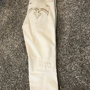Rock Revival white Capri. Size 25